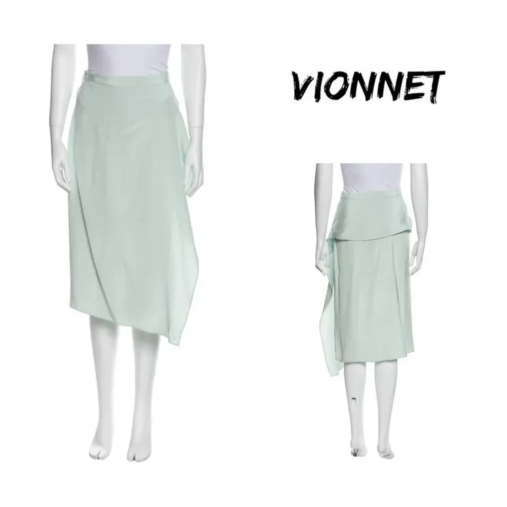 🚫SOLD🚫 VIONNET Midi Length silk Skirt
